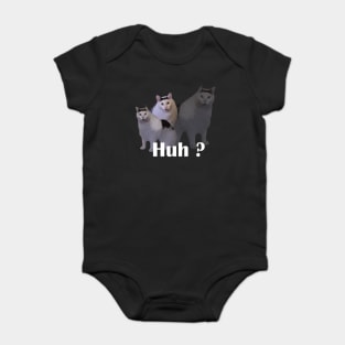 Huh Cat Meme Baby Bodysuit